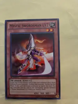 Yugioh Mystic Swordsman LV2 1st edition LCYW-EN200 NM - Image 1