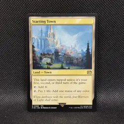 Starting Town FINAL FANTASY Magic The Gathering FFI FIN 0289 Rare Normal - Image 1