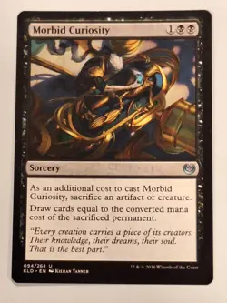 Morbid Curiosity - Kaladesh - Magic the Gathering MTG Nice! - Image 1