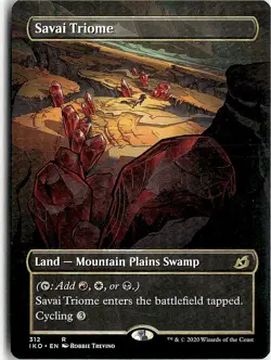 2020 Ikoria: Lair of Behemoths Savai Triome Expansion/Rare #312 - Image 1