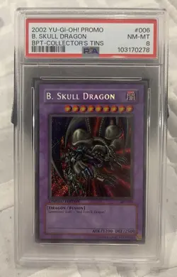 Yugioh PSA 8 B. Skull Dragon BPT-006 2002 Collectors Tin Limited Edition - Image 1