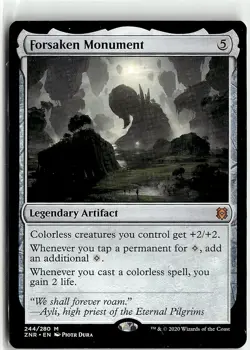 2020 Zendikar Rising Forsaken Monument Expansion/Mythic #244 - Image 1