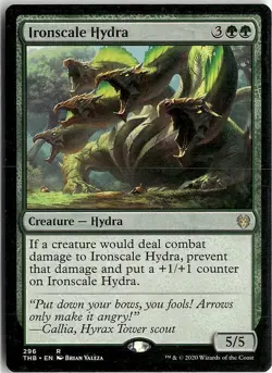 2020 Theros Beyond Death Ironscale Hydra Expansion/Rare #296 - Image 1