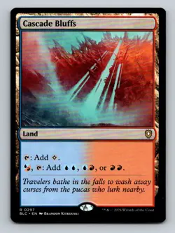 Cascade Bluffs Normal R Commander: Bloomburrow 297 NM - Image 1