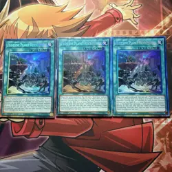 Yugioh! Playset 3x Primitive Planet Reichphobia Collector Rare - RA02-EN067 1st - Image 1