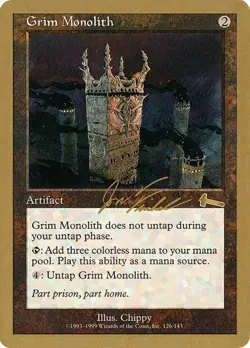 Grim Monolith World Championship Decks 2000 MP MTG - Image 1