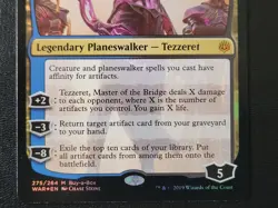 Tezzeret Master of the Bridge Foil Buy-a-Box Promo WAR 275/264 MTG LP/NM - Image 4