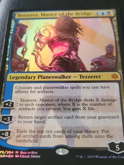 Tezzeret Master of the Bridge Foil Buy-a-Box Promo WAR 275/264 MTG LP/NM - Image 5