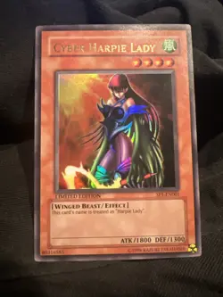 Cyber Harpy Lady, Limited Edition Ultra Rare YuGiOh - Image 1