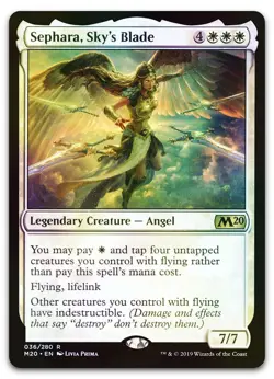 Sephara, Sky's Blade #36 (Foil) (NM) Core Set 2020 M20 Magic MTG - Image 1