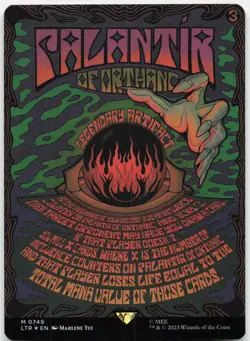 Palantir of Orthanc (Borderless Poster) M Universes Beyond: The Lord of the Ring - Image 1