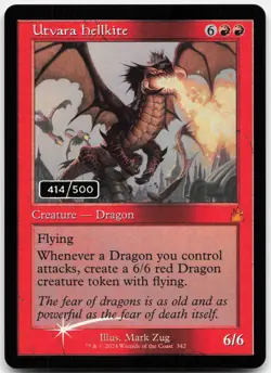 Utvara Hellkite (Retro Frame) (Serial Numbered) M Ravnica Remastered 342 NM [414 - Image 1