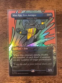 Man Ray, Eco Avenger - Deepglow Skate Secret Lair Drop Foil MTG - Image 1