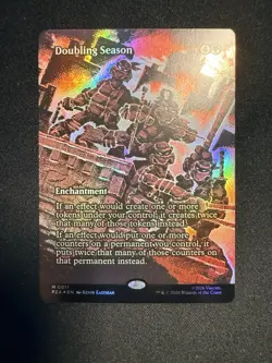 Doubling Season (Borderless) Teenage Mutant Ninja Turtles Source Material Foil - Image 1