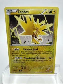 Pokemon TCG Zapdos Legendary Treasures Reverse Holo Card 46/113 Rare - Image 1