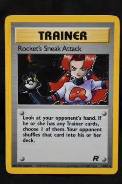 Rocket's Sneak Attack 16/82 LP Team Rocket Holo Pokemon TCG Unlimited - Image 1