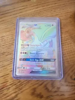 Pokemon Flygon GX Rainbow Rare Full Art Holo Sm-Cosmic Eclipse 256/236 240HP - Image 1