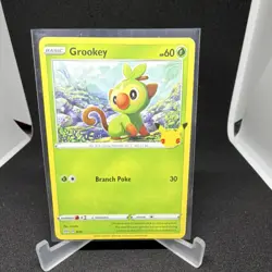 Pokemon TCG Grookey McDonald's 25th Anniversary Promo 008/025 Basic 60 HP - Image 1