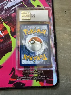 2025 Pokemon Destined Rivals DR Arven's Mabosstiff ex 139/182 CGC 10 - Image 2