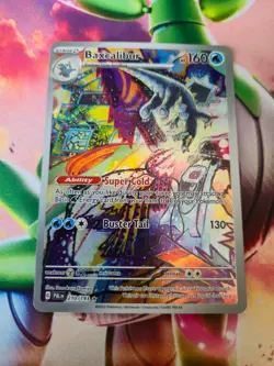 Pokemon TCG Baxcalibur Illustration Rare Holo 210/193 NM - Image 1