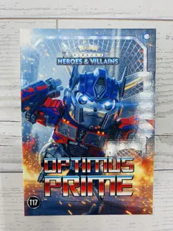 Pikachu as Optimus Prime Textured Foil Heroes & Villains non-Pokemon fan art - Image 3