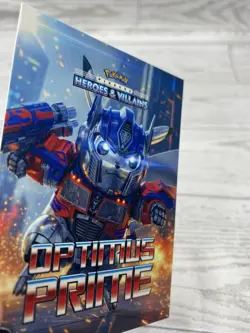 Pikachu as Optimus Prime Textured Foil Heroes & Villains non-Pokemon fan art - Image 5