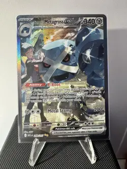 Pokemon TCG Ascended Heroes Steven’s Metagross EX 289/217 SIR PSA 10 Contender - Image 1
