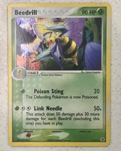Beedrill 1/112 Holo Rare Holofoil FireRed & LeafGreen 2004 Pokemon English NM - Image 1