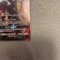 2017 Umbreon GX (80/149) Sun & Moon Holo Rare [MP - LP+] Pokemon TCG - Image 4