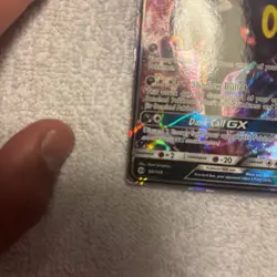 2017 Umbreon GX (80/149) Sun & Moon Holo Rare [MP - LP+] Pokemon TCG - Image 5