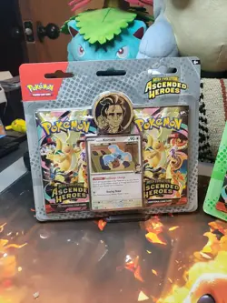 Pokemon TCG Ascended Heroes 2-Pack Blisters - Erika and Larry - Set of 2 SEALED - Image 2