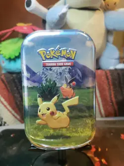 Pokemon TCG Ascended Heroes Mini Tin Pikachu and Tepig New Sealed In Hand - Image 1