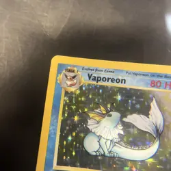 1999 Pokemon Jungle Vaporeon 12/64 Holo Rare Unlimited Eeveelution - Image 4