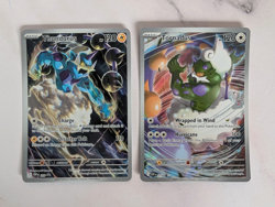 Pokemon White Flare Scarlet Violet Thundrus + Tornadus ETB Promo - Image 1