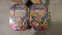 Pokemon TCG Mega Charizard EX Tins Set of 4 (X & Y) FACTORY SEALED - Image 3