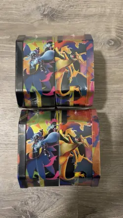 Pokemon TCG Mega Charizard EX Tins Set of 4 (X & Y) FACTORY SEALED - Image 5