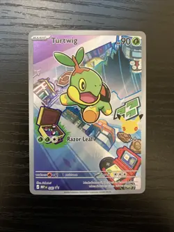 Turtwig 040 First Partner Illustration Collection Promo Pokemon English NM MEP - Image 1