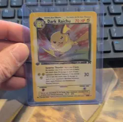 Dark Raichu Team Rocket 83/82 Rare Pokemon 70 HP Holo English - Image 1