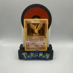 Moltres (12) Holo Rare Fossil 12/62 Pokemon MP/HP - Image 1