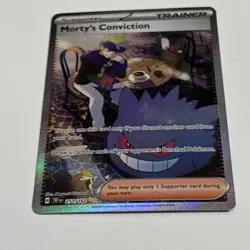 Pokemon TCG Temporal Forces Morty's Conviction 211/162 Secret Art Rare SAR - NM - Image 3
