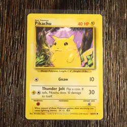 Pokemon TCG Base Set Pikachu #058/102 Lightly Played - Image 1