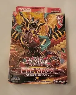 Konami YuGiOh | Fire Kings Structure Deck 1st Edition ~ New Factory Sealed - Image 1