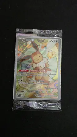 Eevee 173 Pokemon Center Stamped SEALED Prismatic Evolutions Promo - Image 1