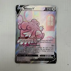 Blissey V (Alternate Full Art) 183/198, Chilling Reign, Ultra Rare, Pokemon TCG - Image 3