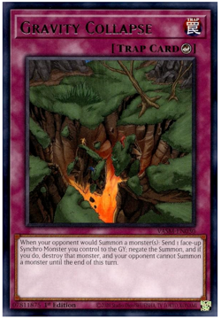 Yu-Gi-Oh! - Gravity Collapse - X3 - VASM-EN030 - Rare -1st Edition - NM/M - Image 1