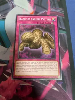 YUGIOH - STATUE OF ANGUISH PATTERN - COMMON - CROS - UNLIMITED - NM - Image 1