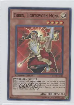 Ehren Lightsworn Monk YuGiOh Series 8 Collectors Tins Limited Edition Promo - Image 1
