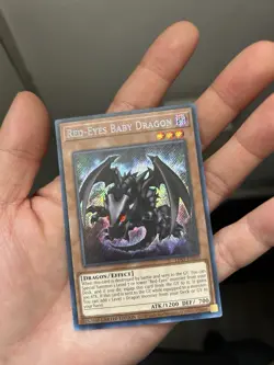 Yugioh Red-Eyed Baby Dragon LDS1-EN010 Secret Rare NM/M - Image 1
