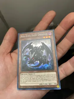Yugioh Red-Eyed Baby Dragon LDS1-EN010 Secret Rare NM/M - Image 3