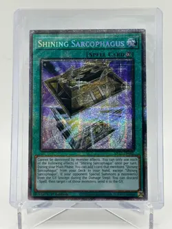 *** SHINING SARCOPHAGUS *** 1ST EDITION STARLIGHT RARE MP25-EN005 YUGIOH! - Image 1